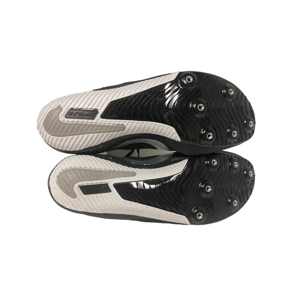 NEW! Nike Men's Zoom Rival Sprint Black Silver Track & Field Spikes Size 11.5 - Picture 5 of 7